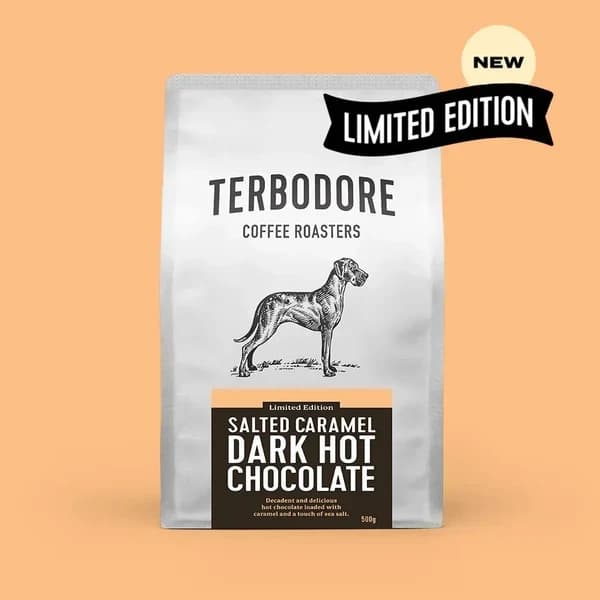 Terbodore 500g Salted Caramel Hot Chocolate