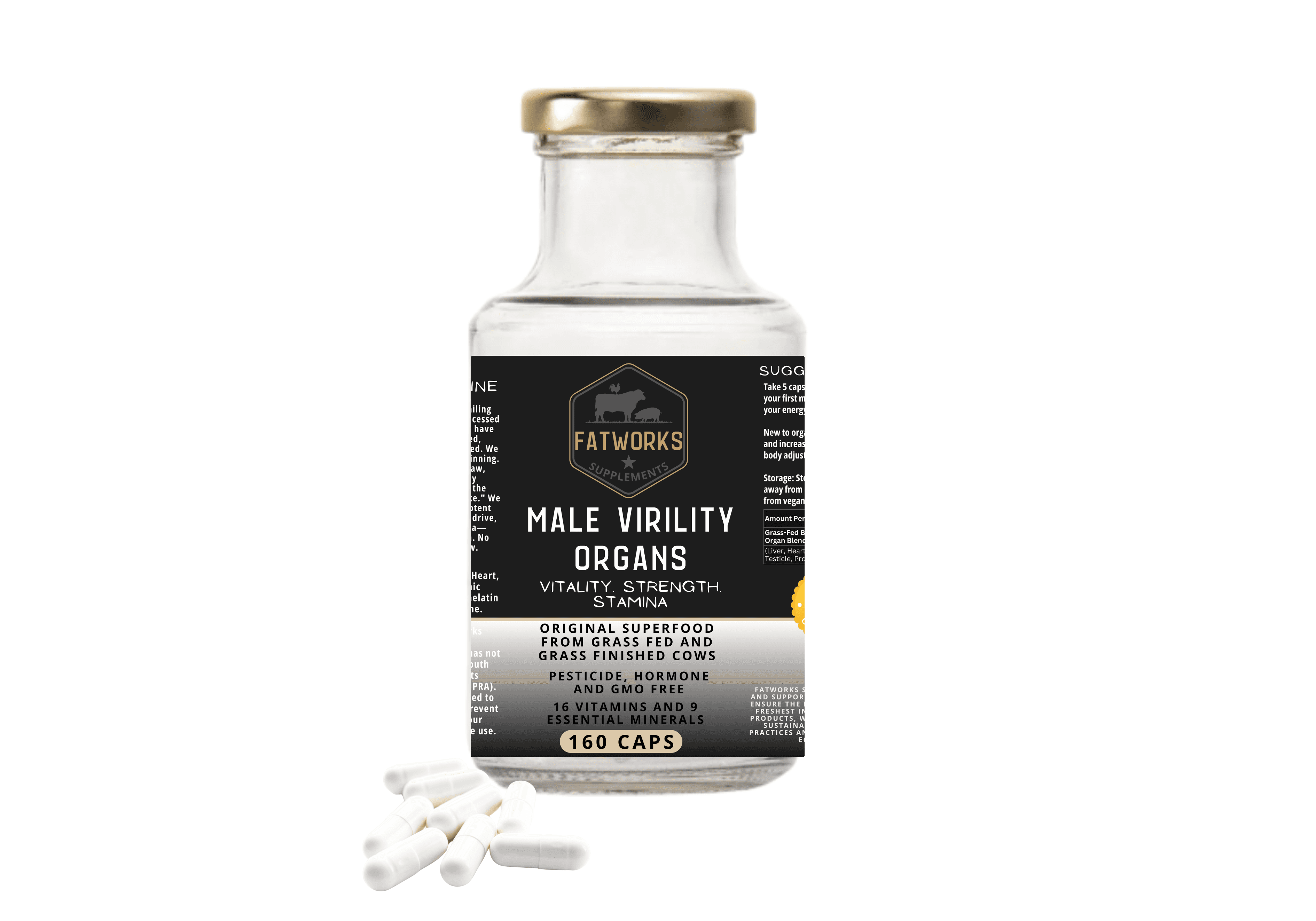 Male Virility Organs (160 Caps) – 1-Month Supply