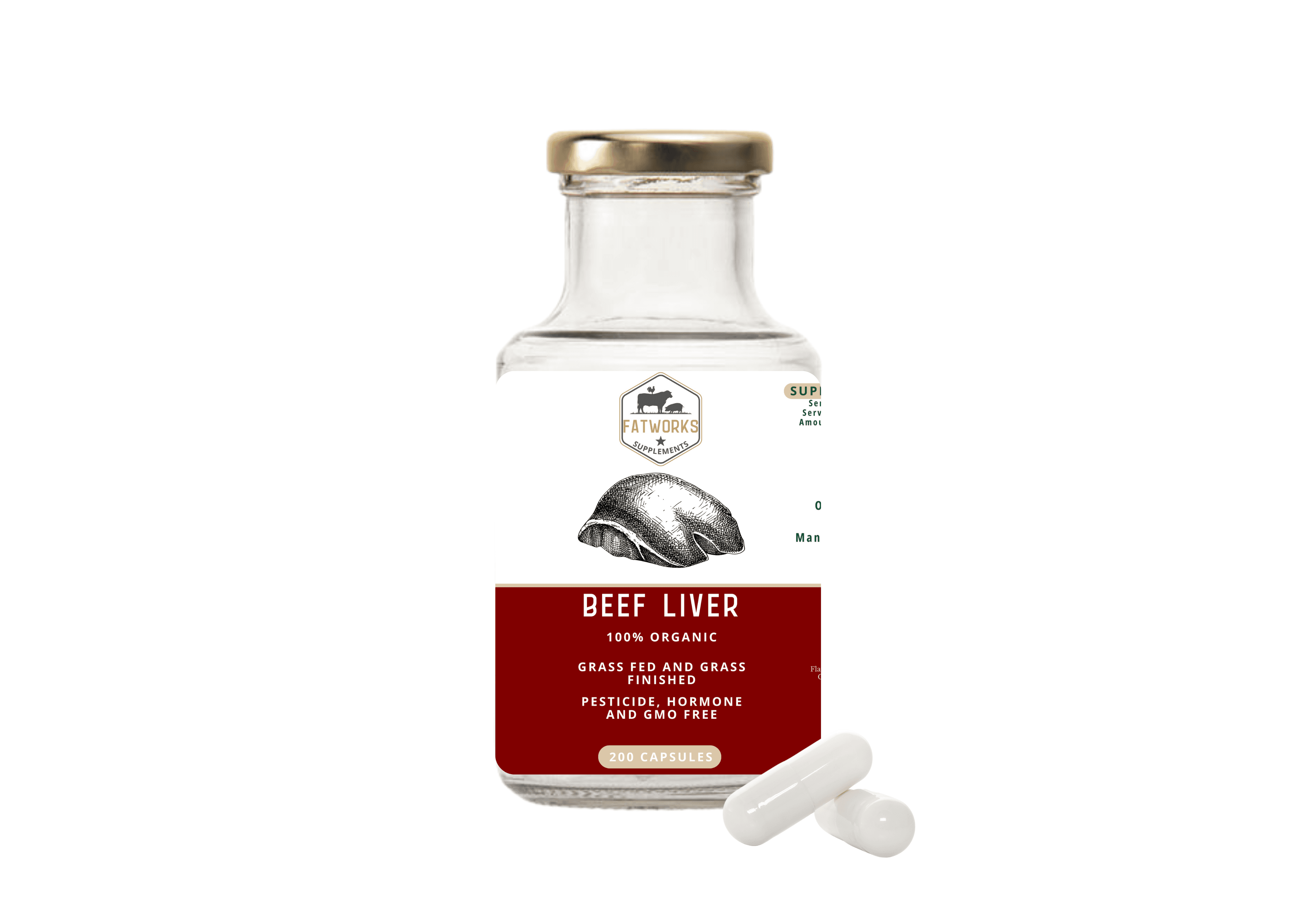 Beef Liver - Grass fed (160 Capsules)