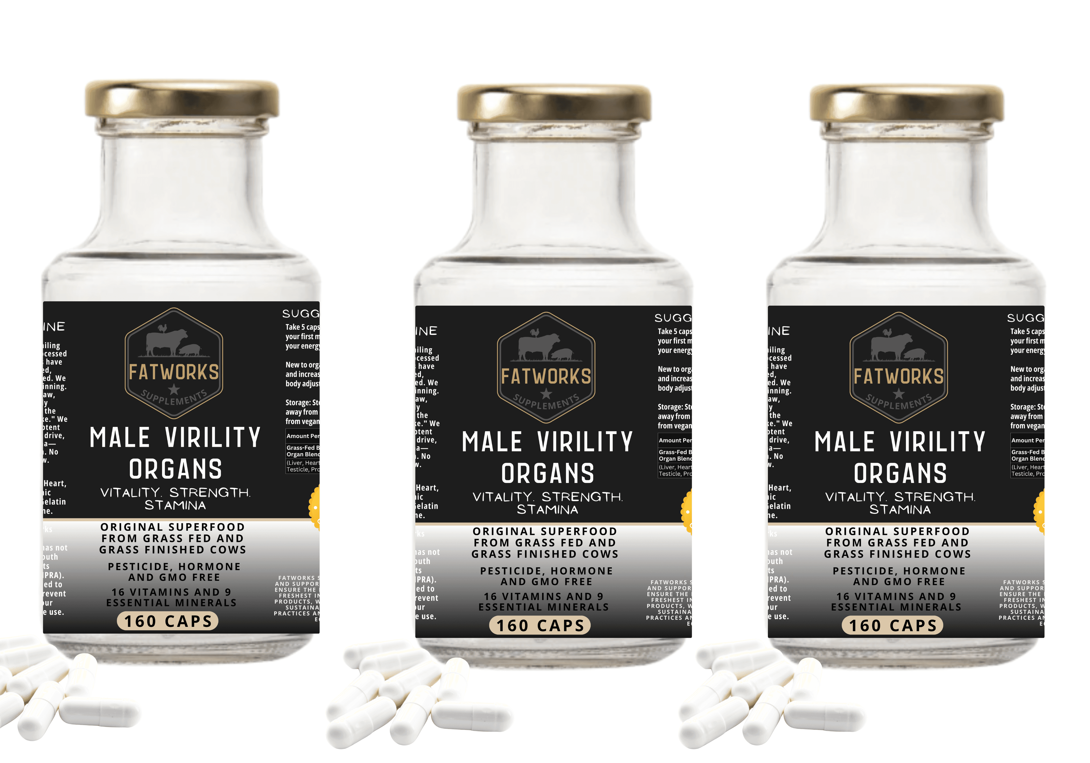 Male Virility Organs (3 x 160 Caps) – 3-Month Supply (Copy)