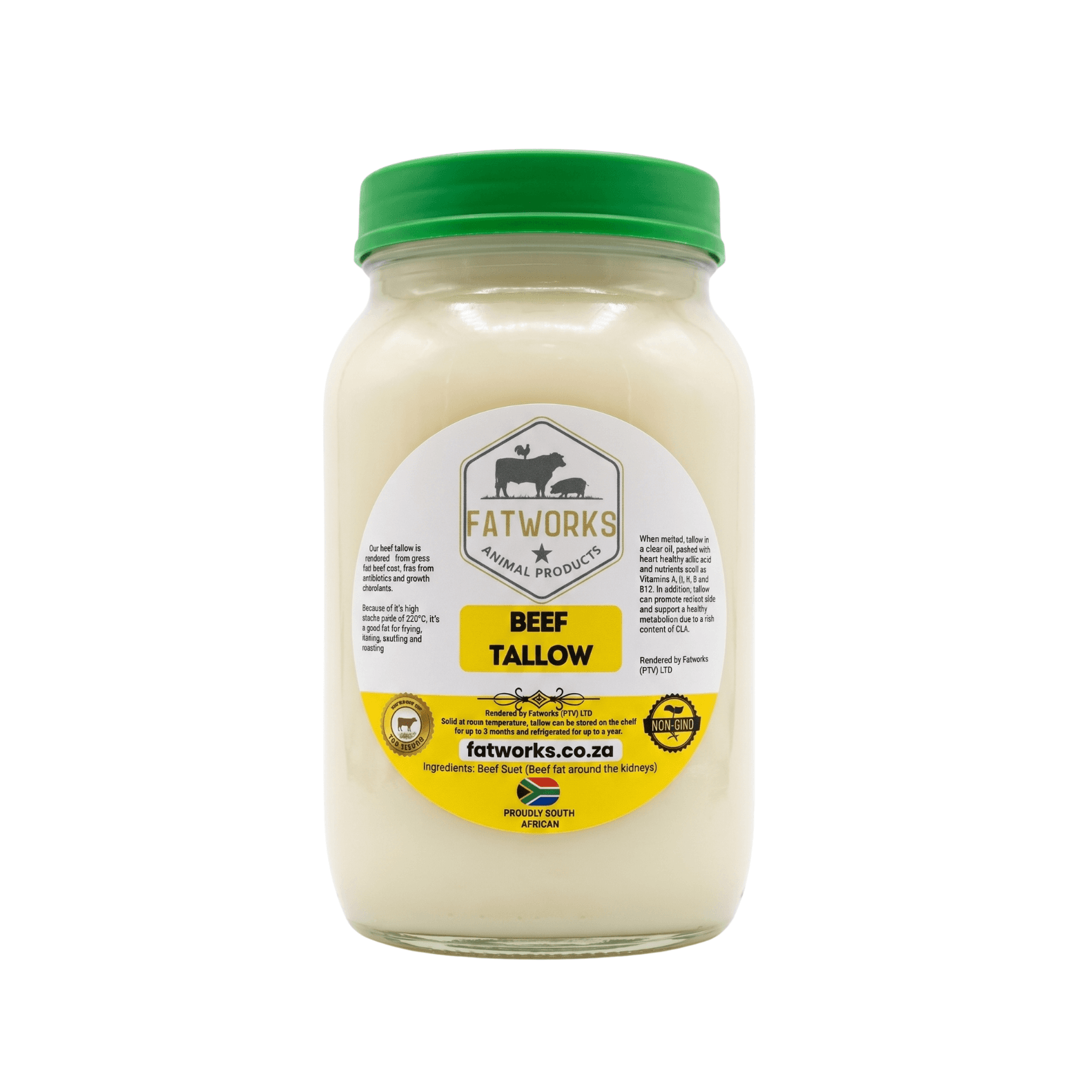 The Gateway Special: 1L Premium Beef Tallow – Consol Glass Jar Edition