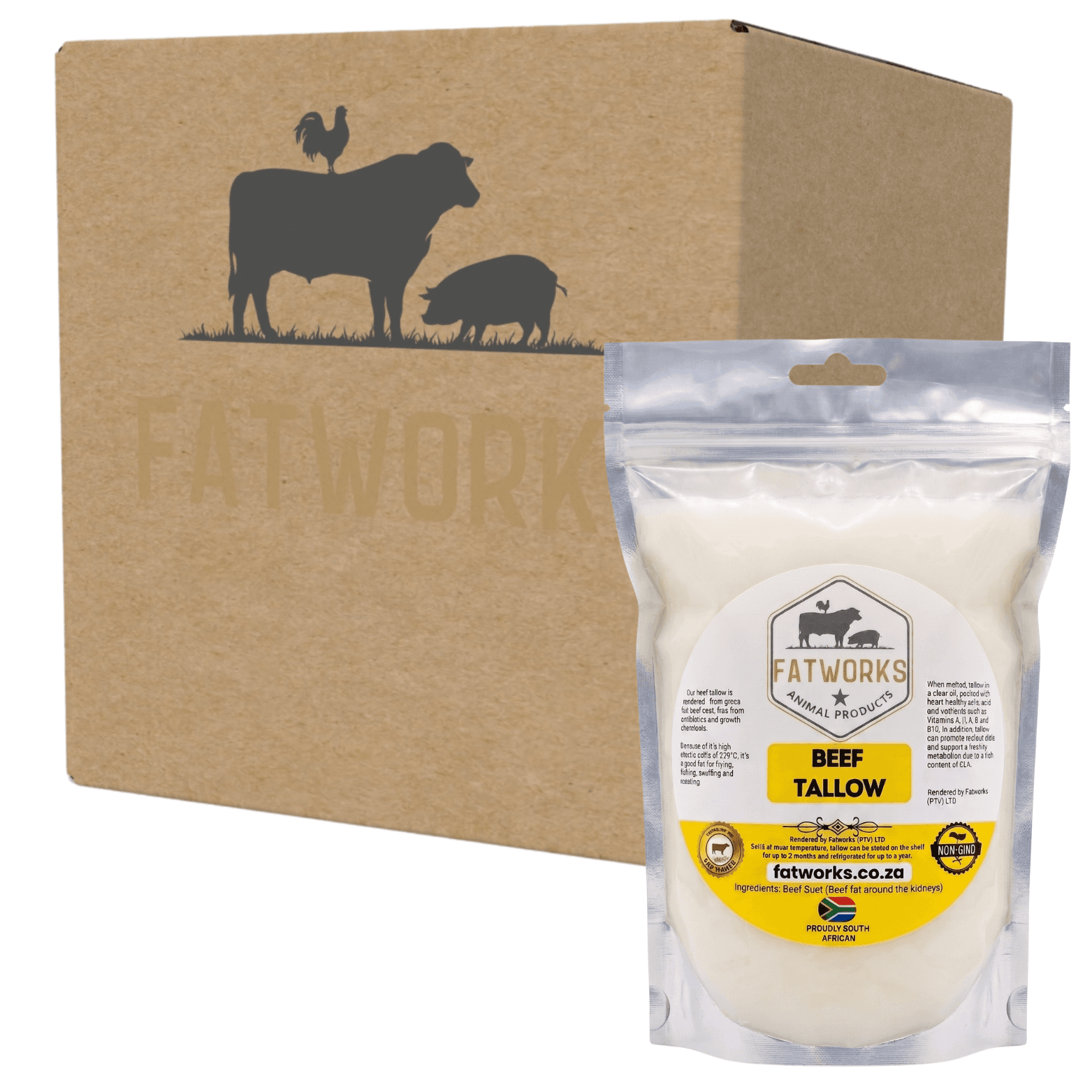 Beef tallow Box - 8 pouches