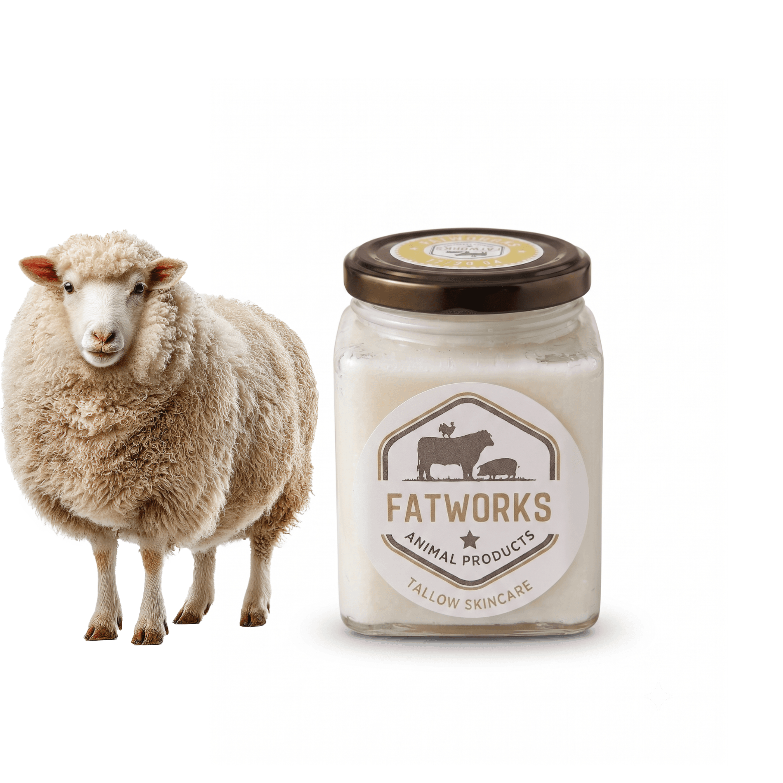 200ml lamb Tallow Skincare No Scent