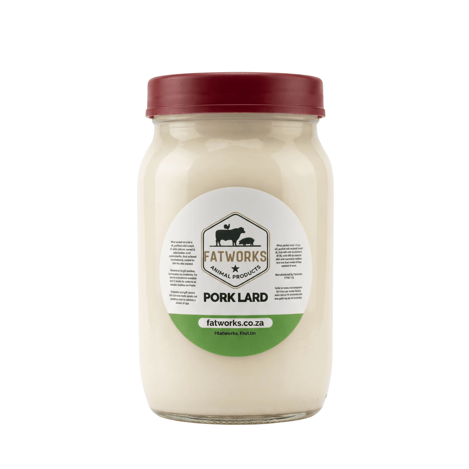 Pork Lard — 1L Consol Glass Jar