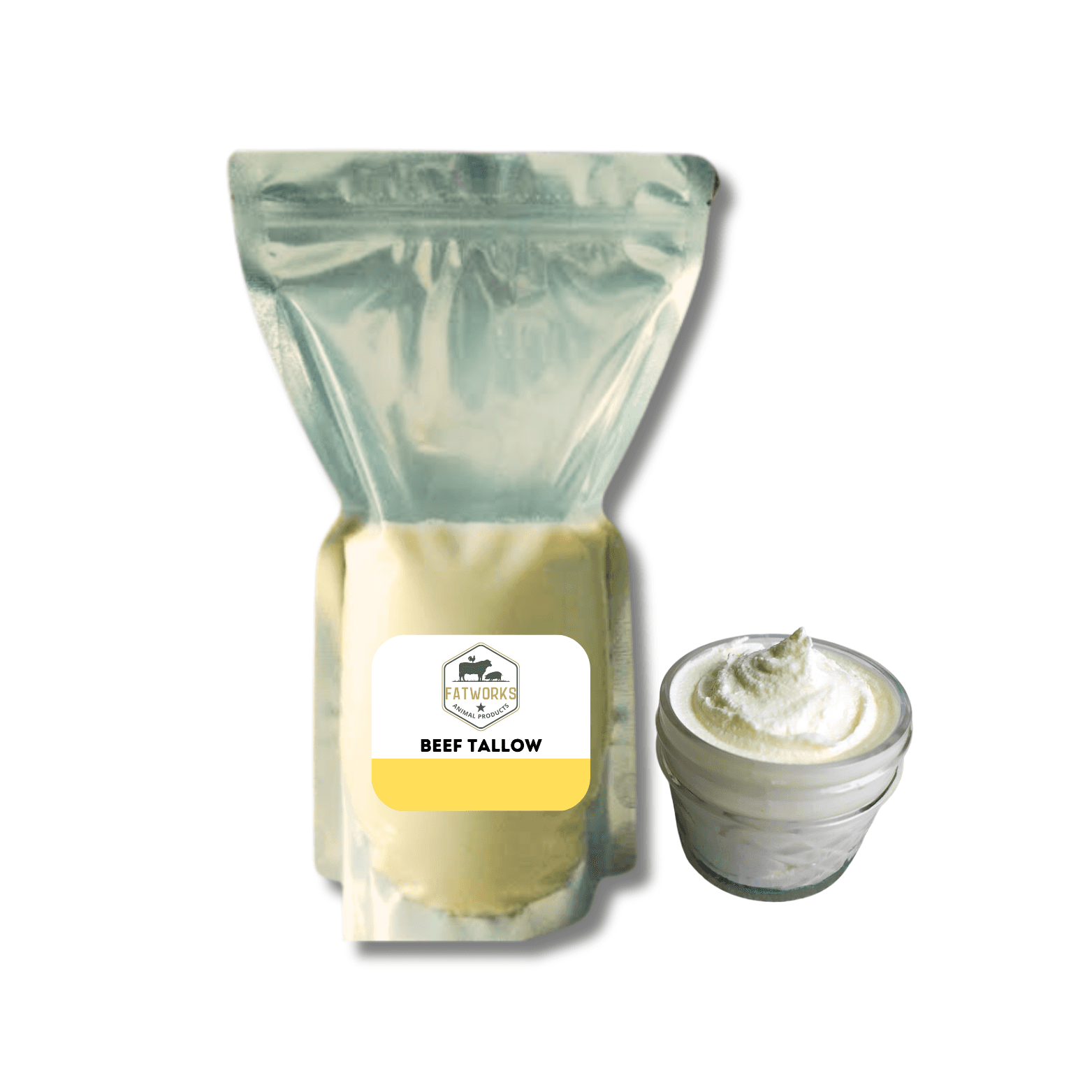 1kg Beef Tallow and 100g Tallow Skincare