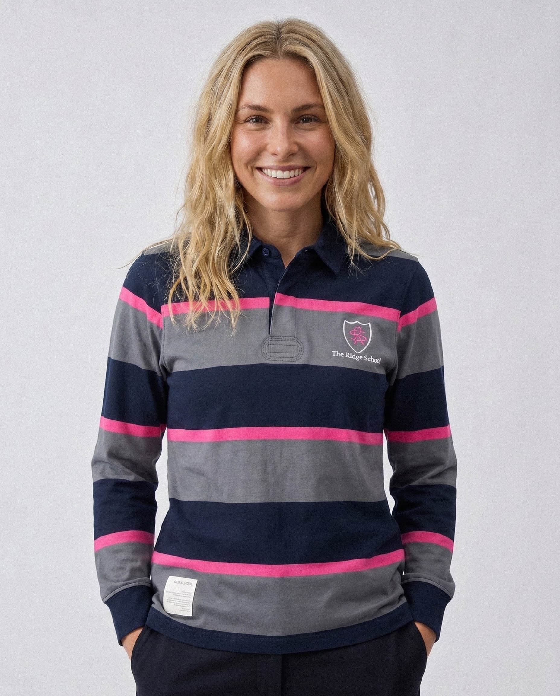 Schools The Ridge YD LS Rugby Jersey - Navy