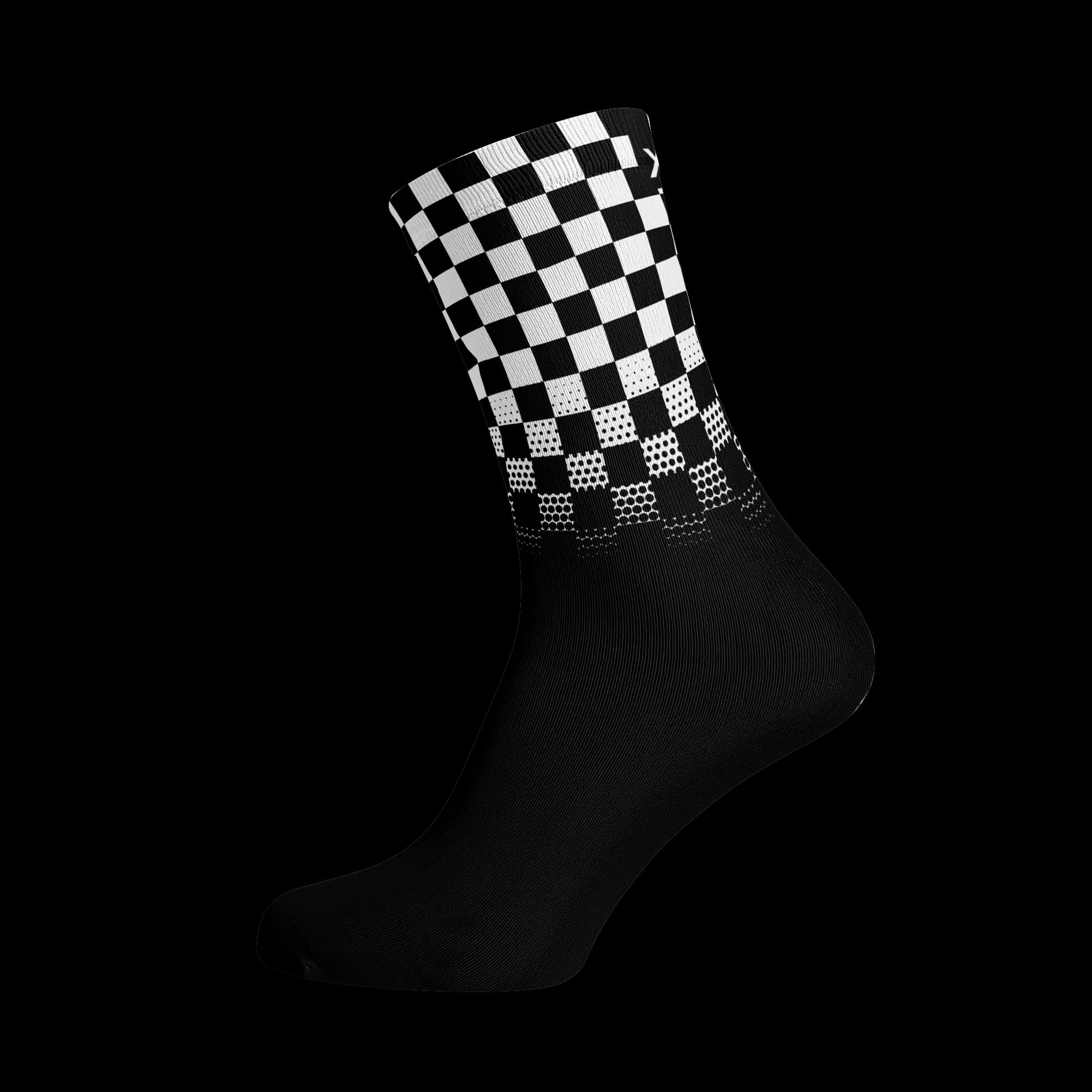 Racing Flag Crew Socks