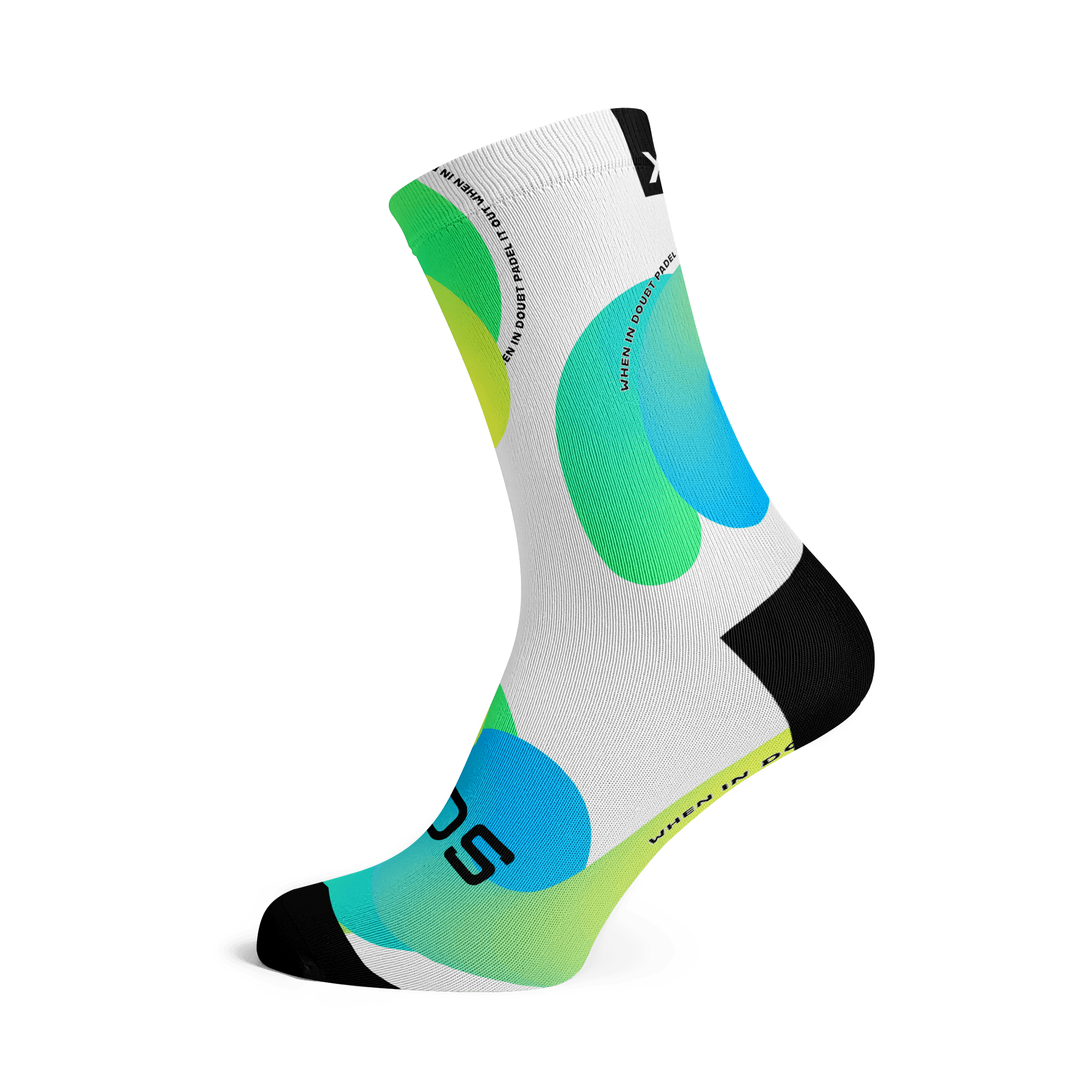 Rollercoaster Padel Crew Socks