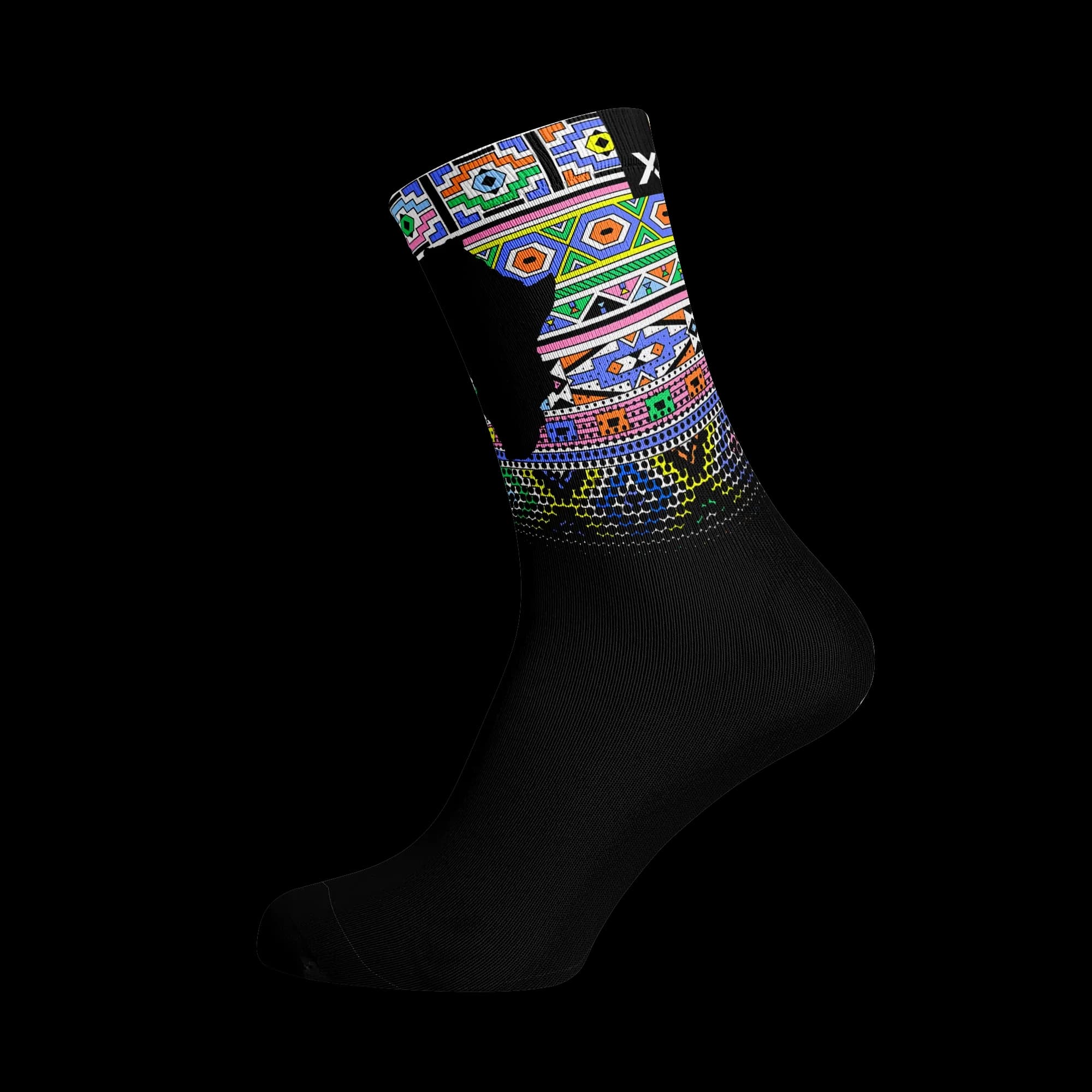 Africa Flag Casual Crew Socks