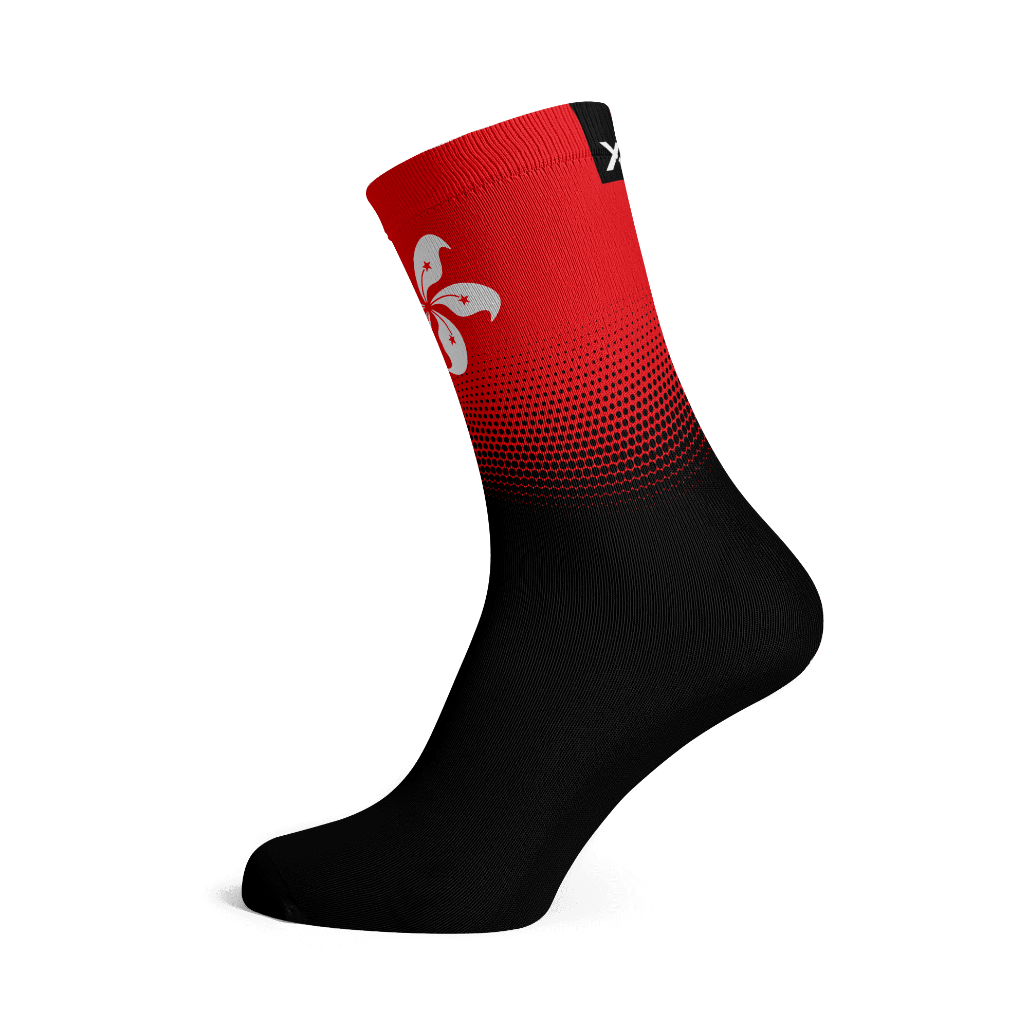 Hong Kong Flag Crew Socks
