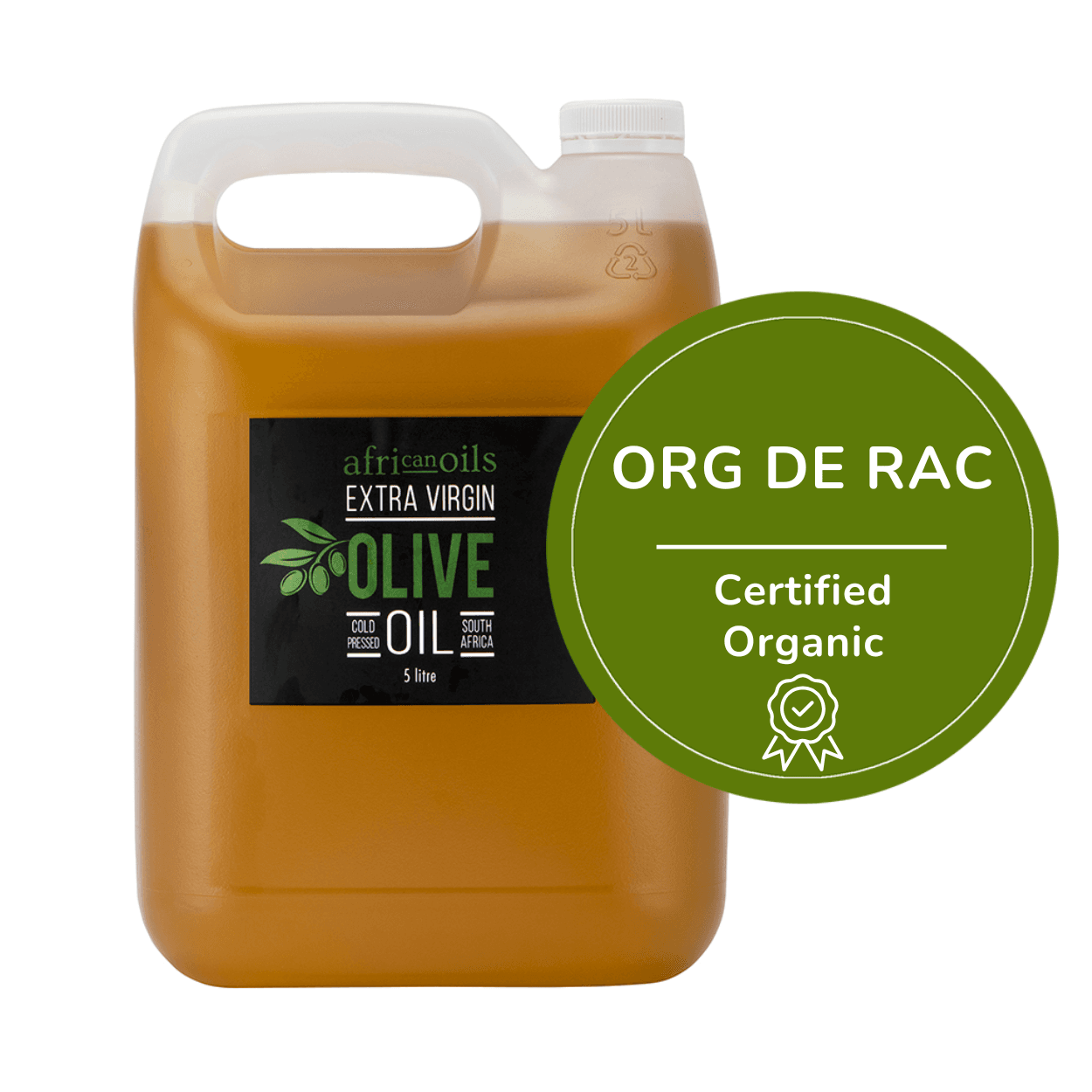 5l Certified Organic Extra Virgin Olive Oil (Org De Rac)