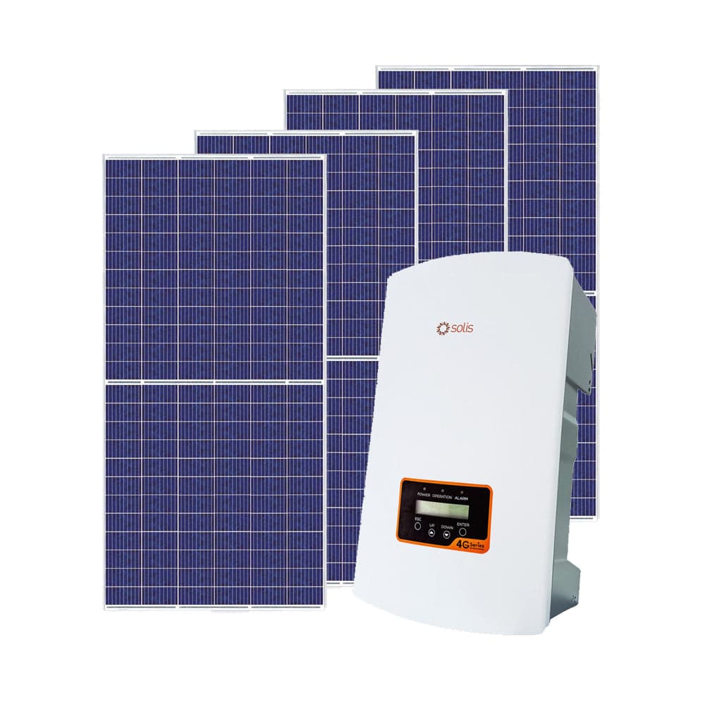 Solis 8.0kW Dual MPPT 3-Phase Grid Tied Solar Kit