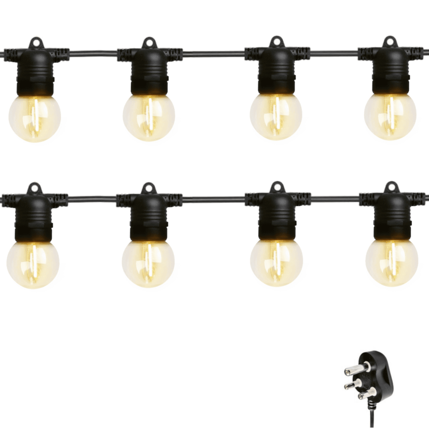 Stellar Lighting 10m 10 LED Festoon Retro Bulb String Lights