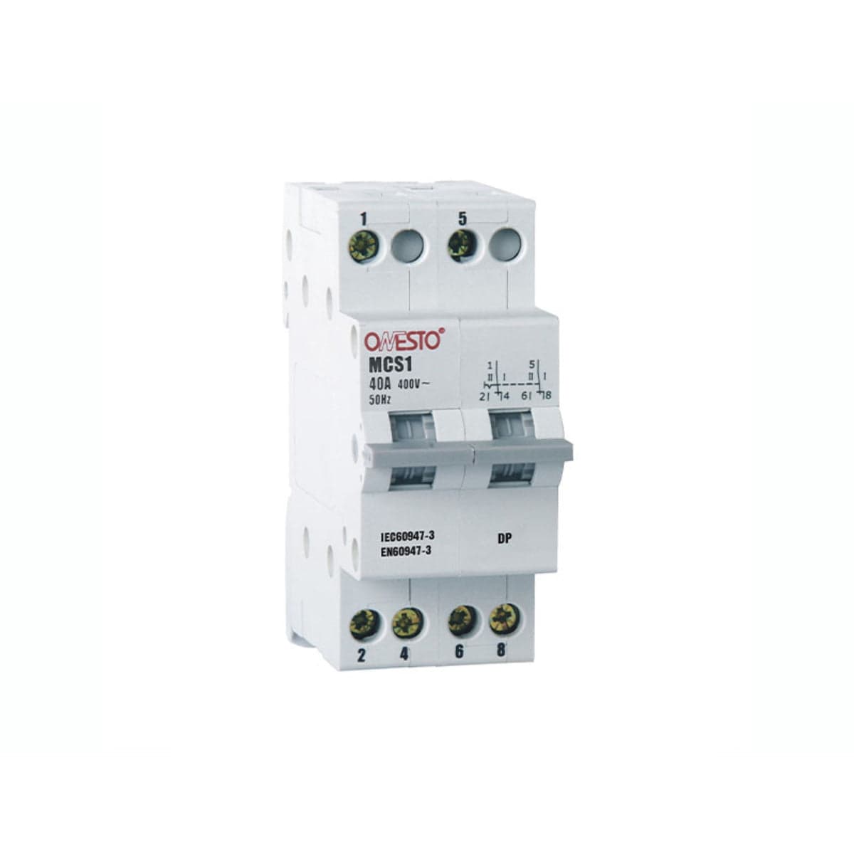Onesto 40A 415V AC 2 Pole Change Over Switch
