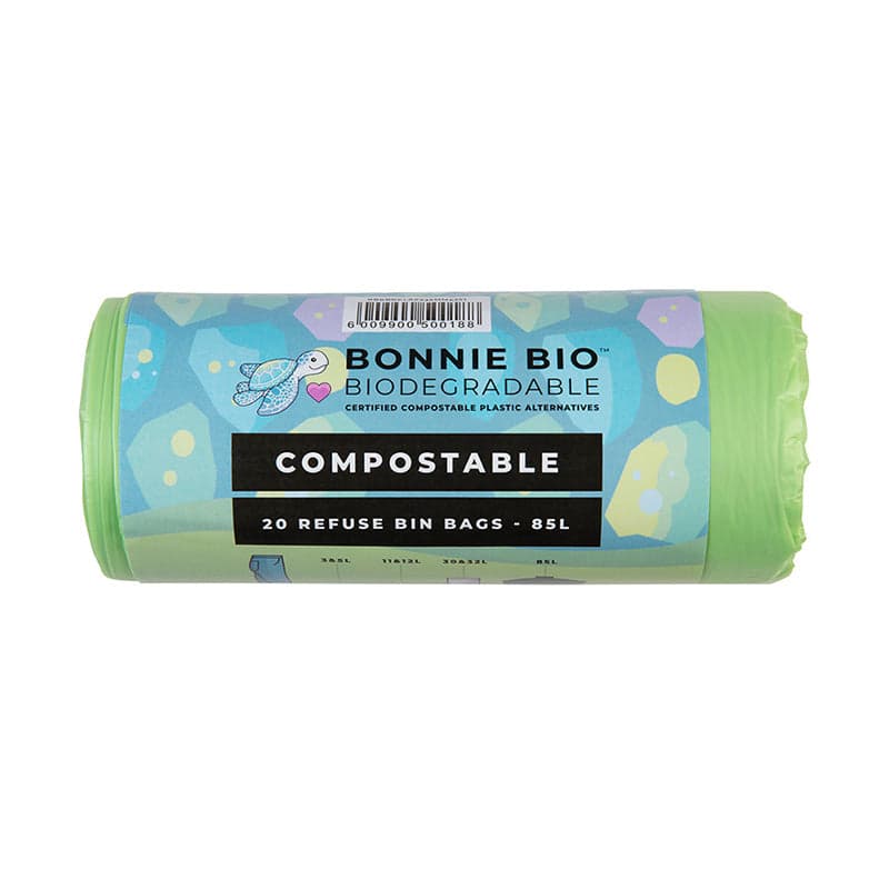 Bonnie Bio 12 x 85L Compostable Bin Bags Roll