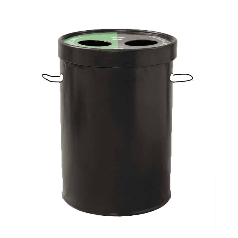 100L Ecocylinder - 2 Waste Compartment