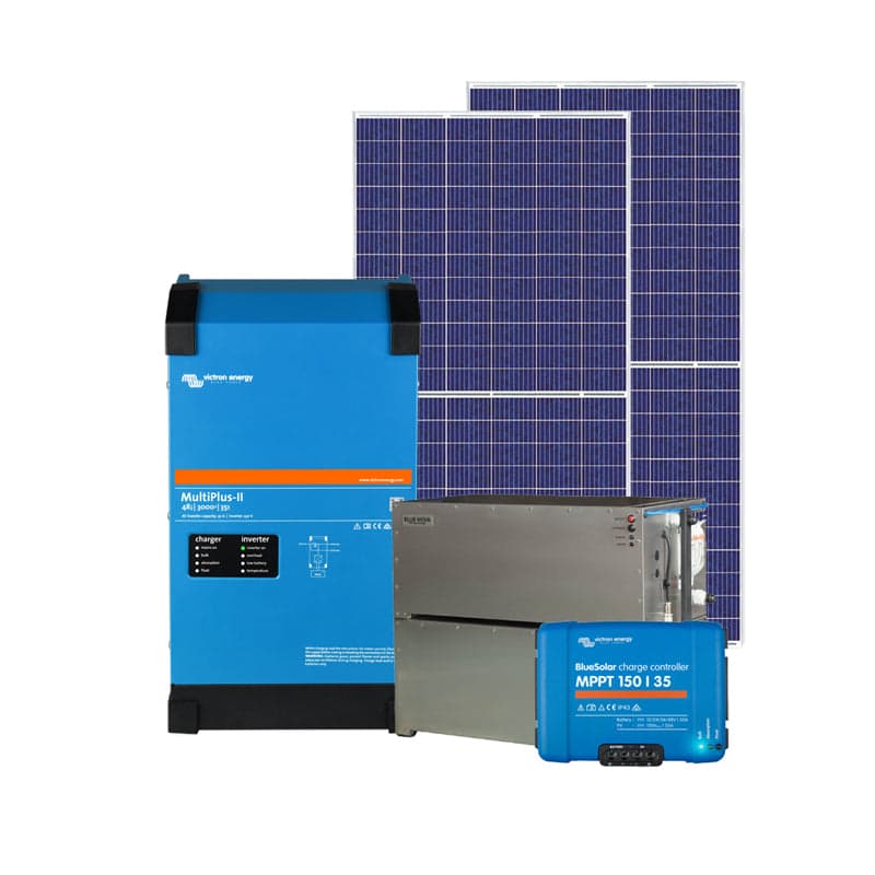 Sustainable 3kW Peak System with 14.5kWh lithium battery and 3kWp Array Solar Power Kit