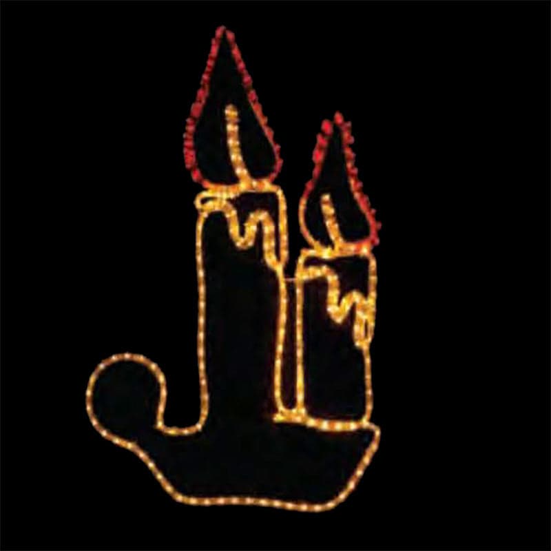 Magic LED 2 Candle Holder - Static LED Light