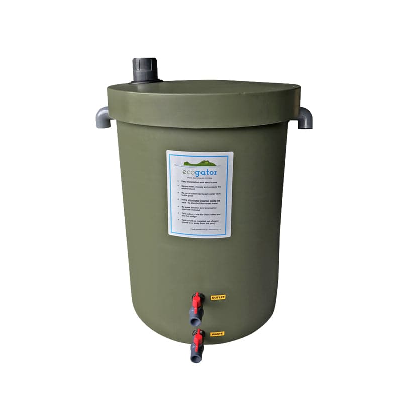 Ecogator 500L Pool Backwash Tank System