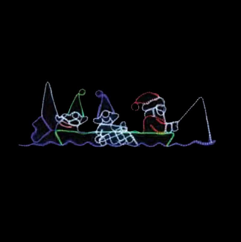 Magic LED Santa Fishing - Static LED Light