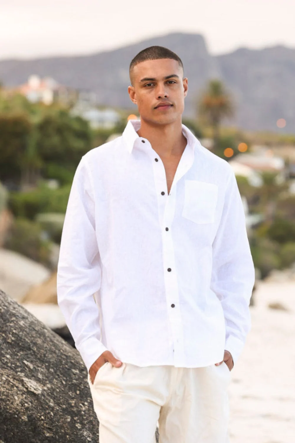 Long Sleeve Shirt - White