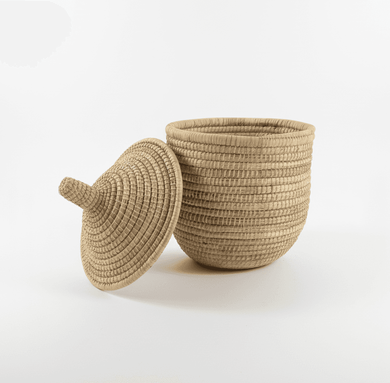 Senegal Basket with Lid