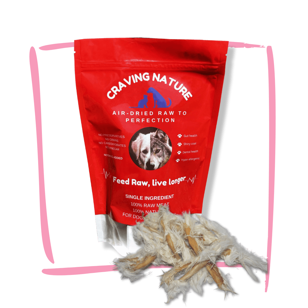 Dried Rabbit Skins 100g