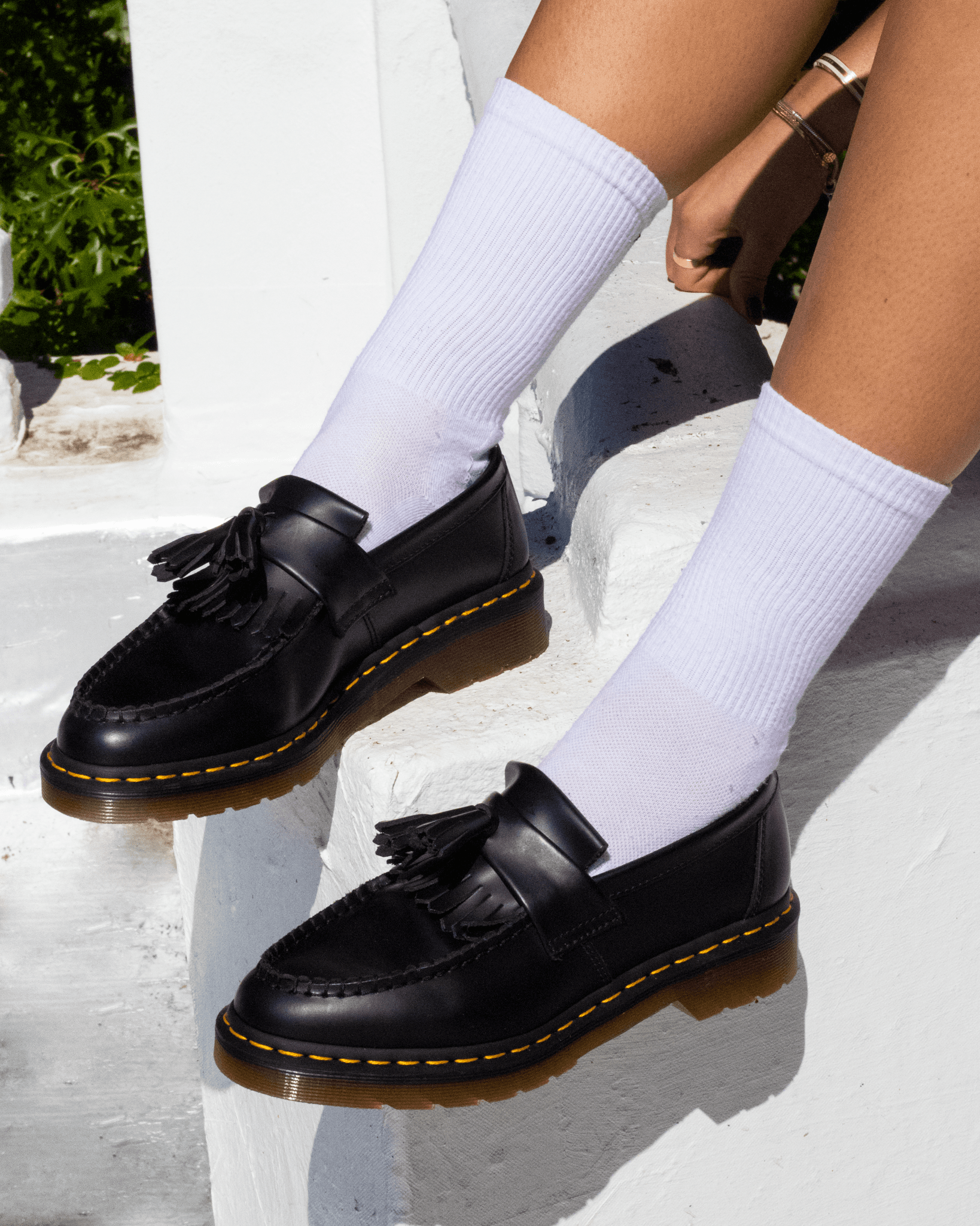 DR. MARTENS ADRIAN BLACK SMOOTH YS
