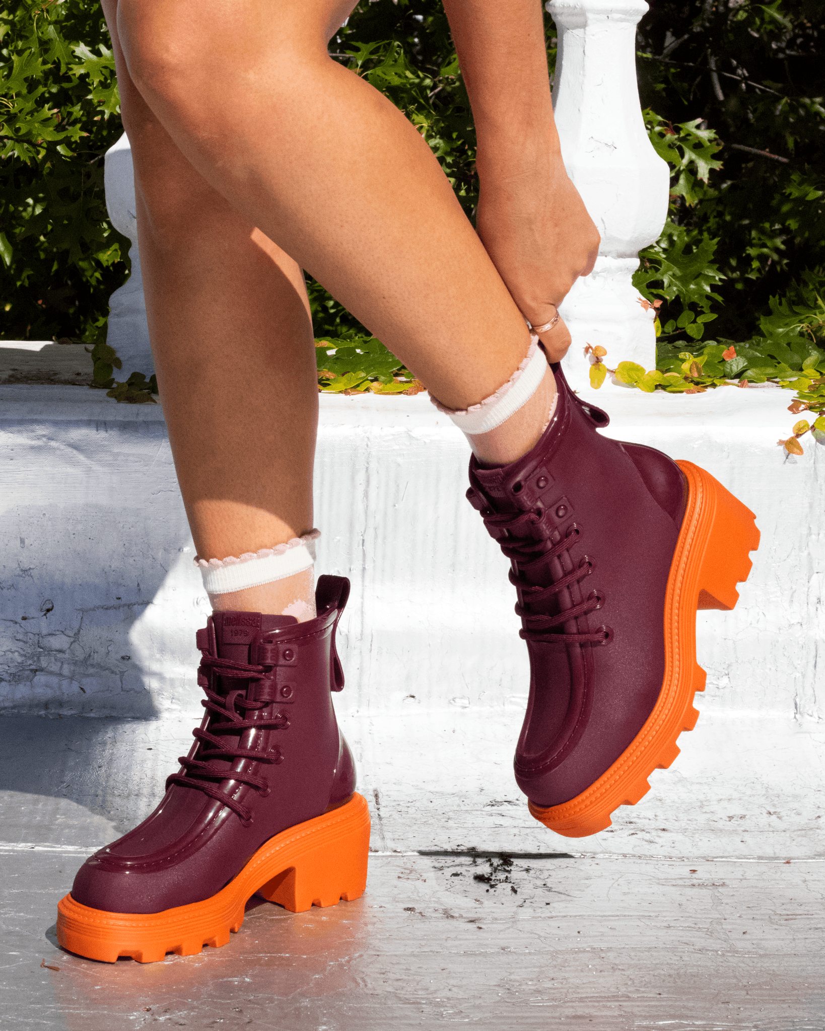 TRACK BOOT BURGUNDY