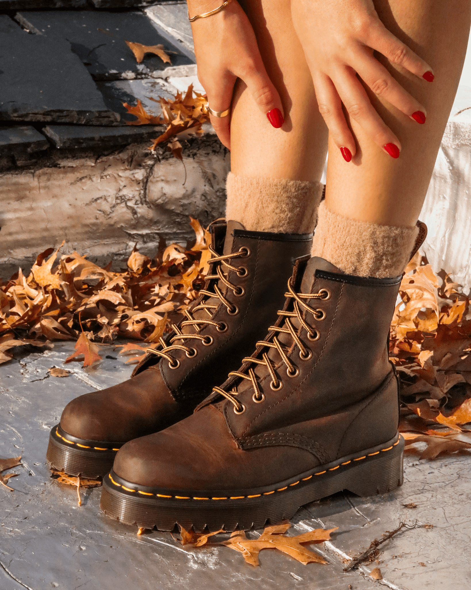 DR. MARTENS 1460 BEX AZTEC CRAZY HORSE BROWN