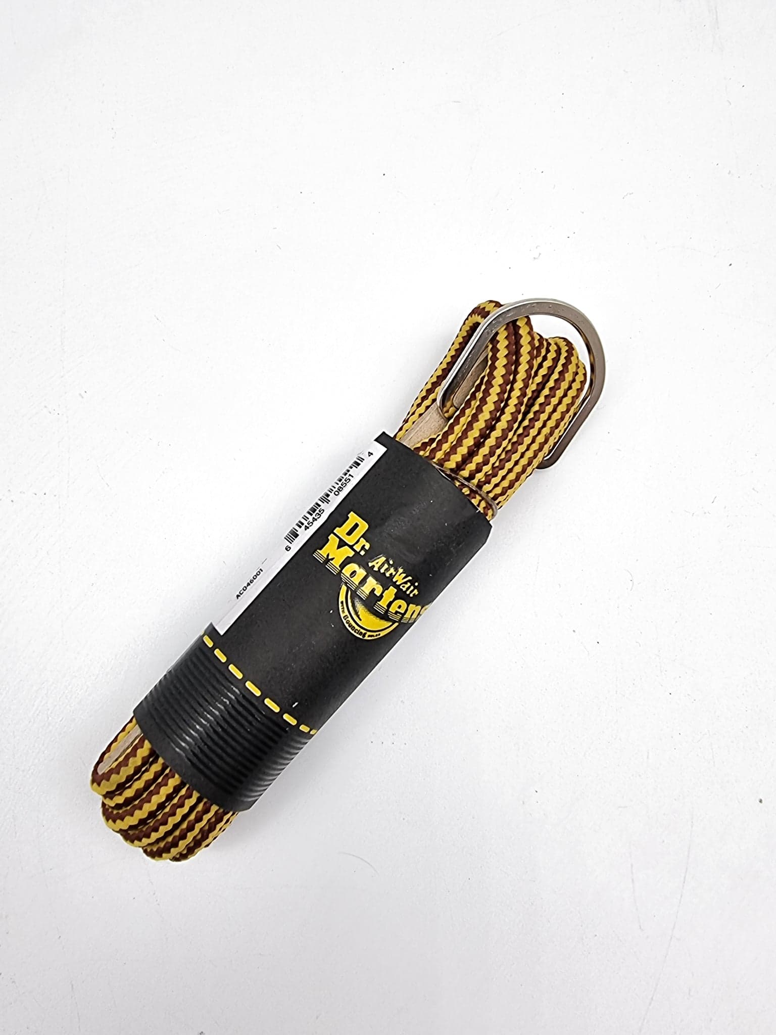 DR. MARTENS ROUND SHOE LACES BROWN + YELLOW 140cm