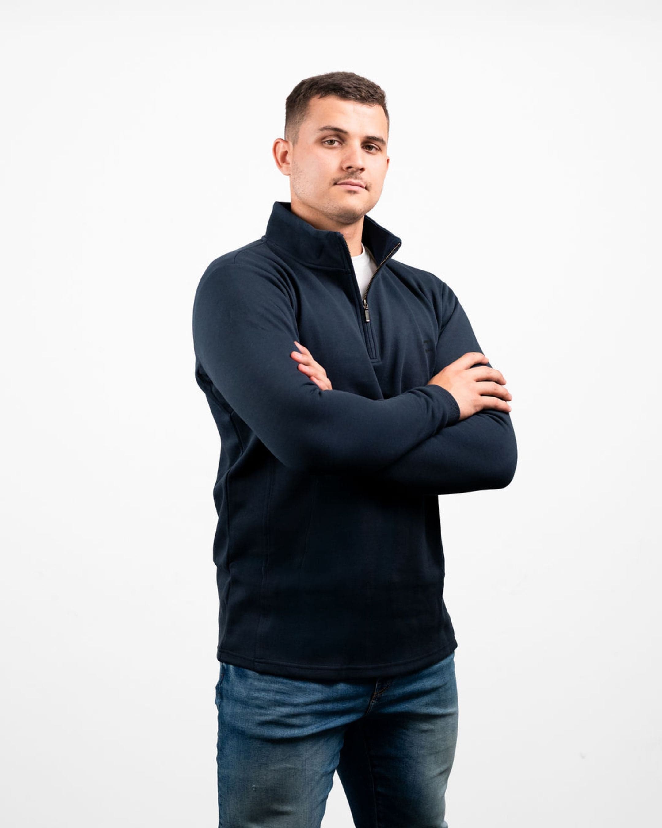Quarter Zip | Navy