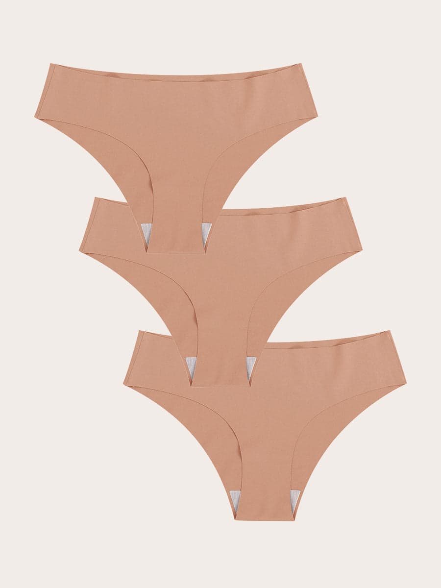 3 Pieces Seamless Bikini Underwear