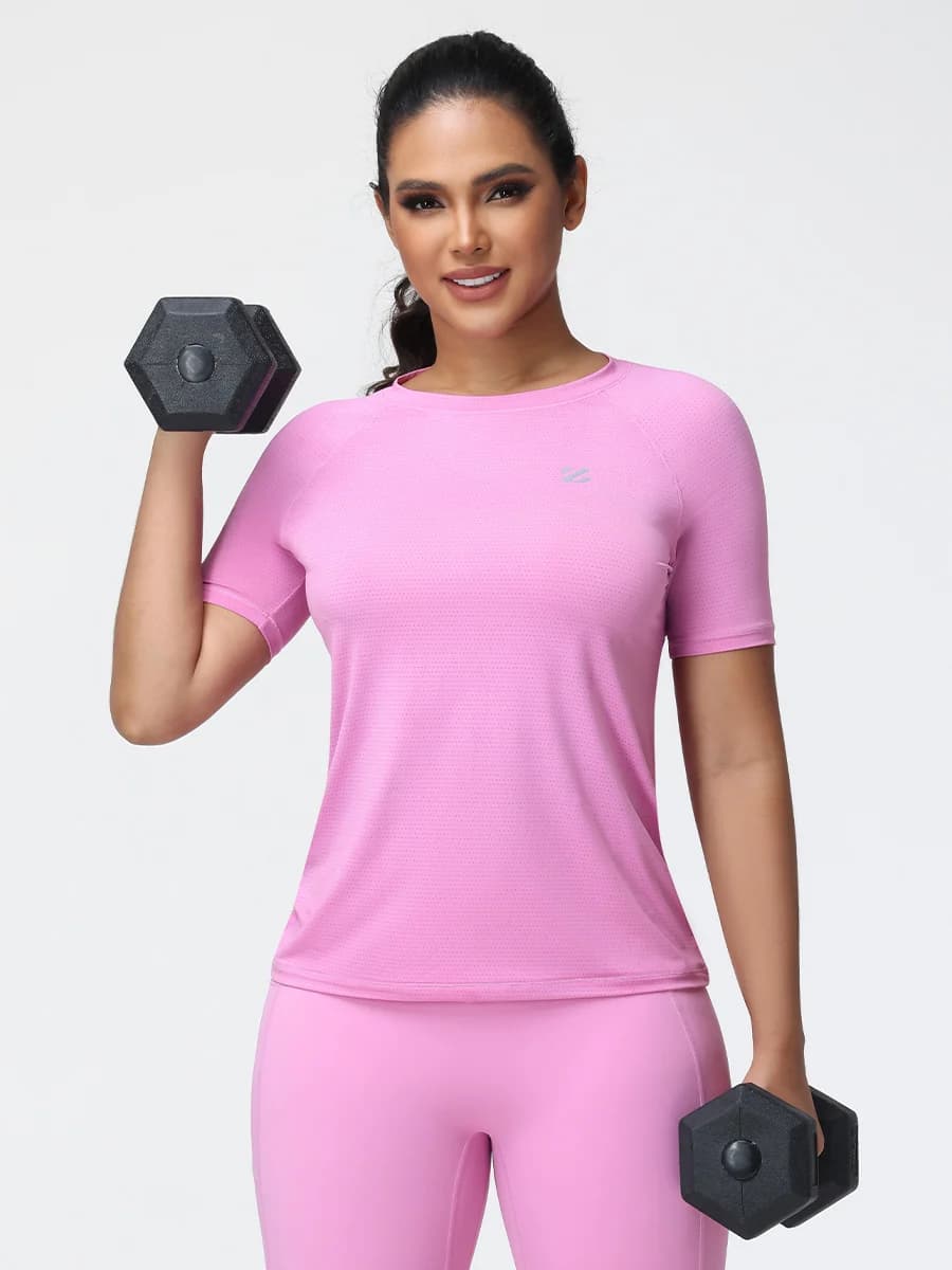 Active Performance T-Shirt Breathable Stretch Gym Top