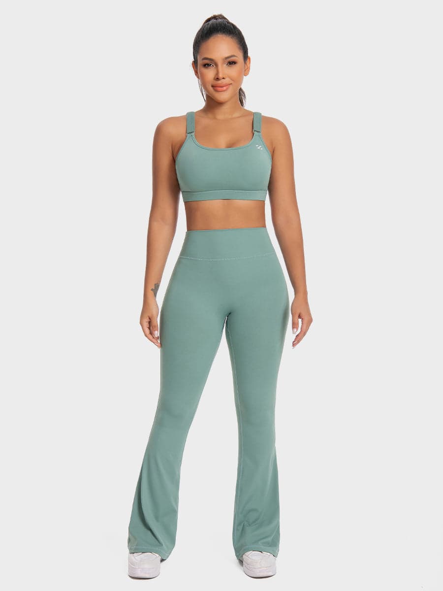 2 Piece High Waist Workout Activewear Gym Set