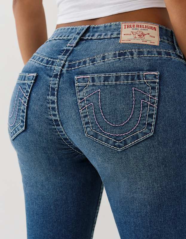 True Religion Jennie Big T Mr Skinny Medium Spiced Orchard Wash