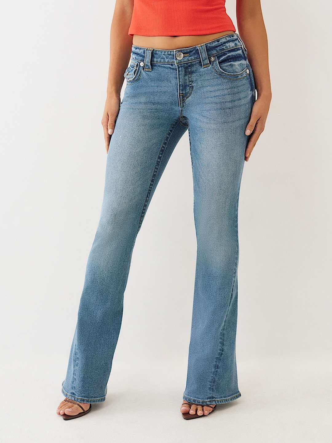True Religion Jeans Joey Low Rise Flap Melody Line