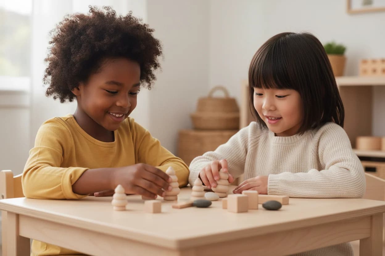 Mini Wooden Trees - Various Colours