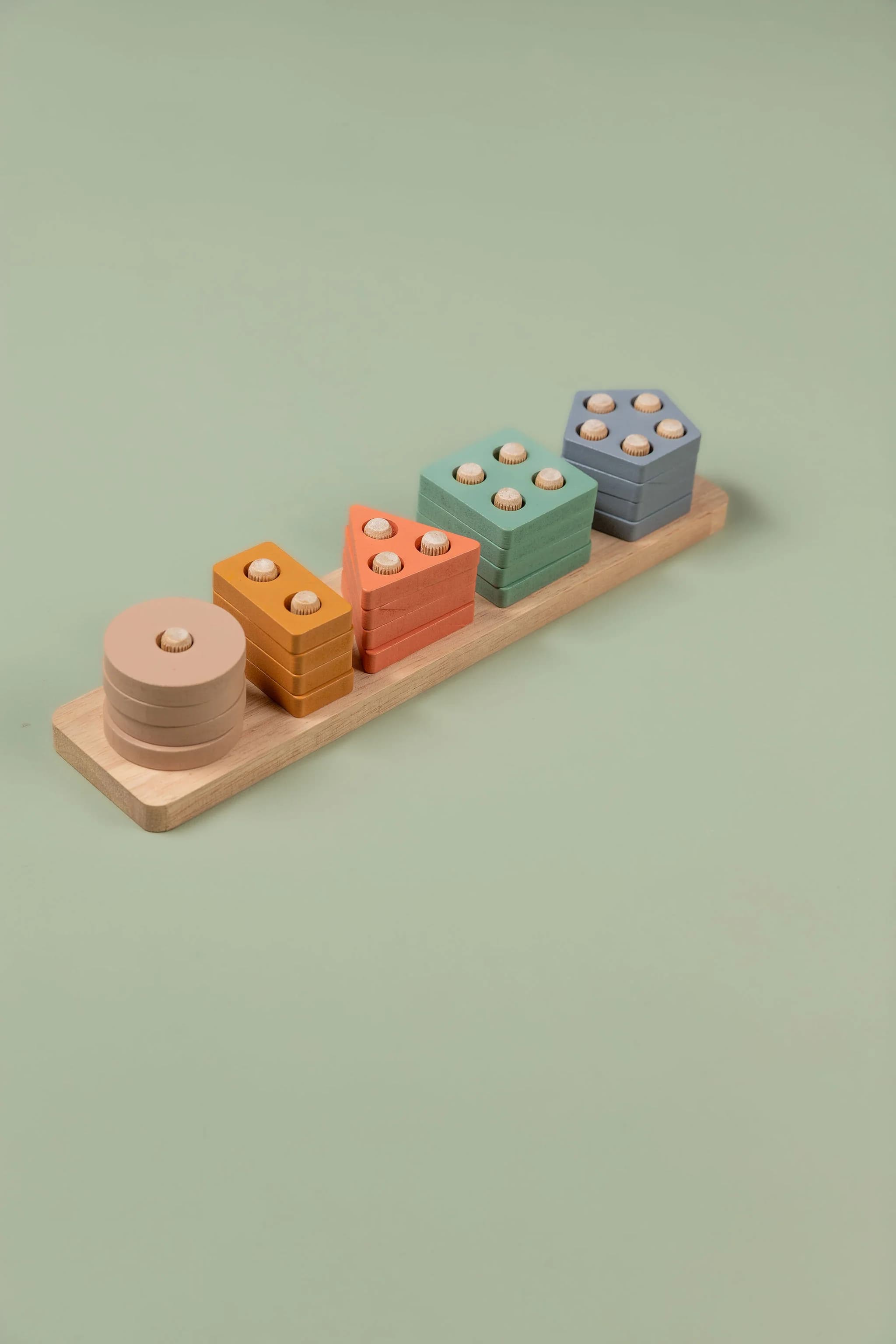 Geometric Shape Sorter - pastel