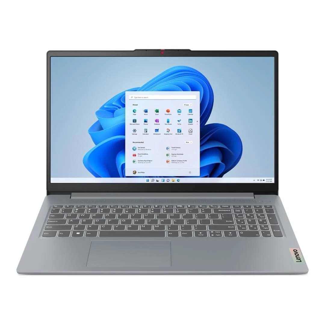 Lenovo IdeaPad Slim 3 15ABR8 15.6-inch FHD AMD Ryzen 7 5825U 16GB RAM 512GB SSD Win 11 Home Laptop