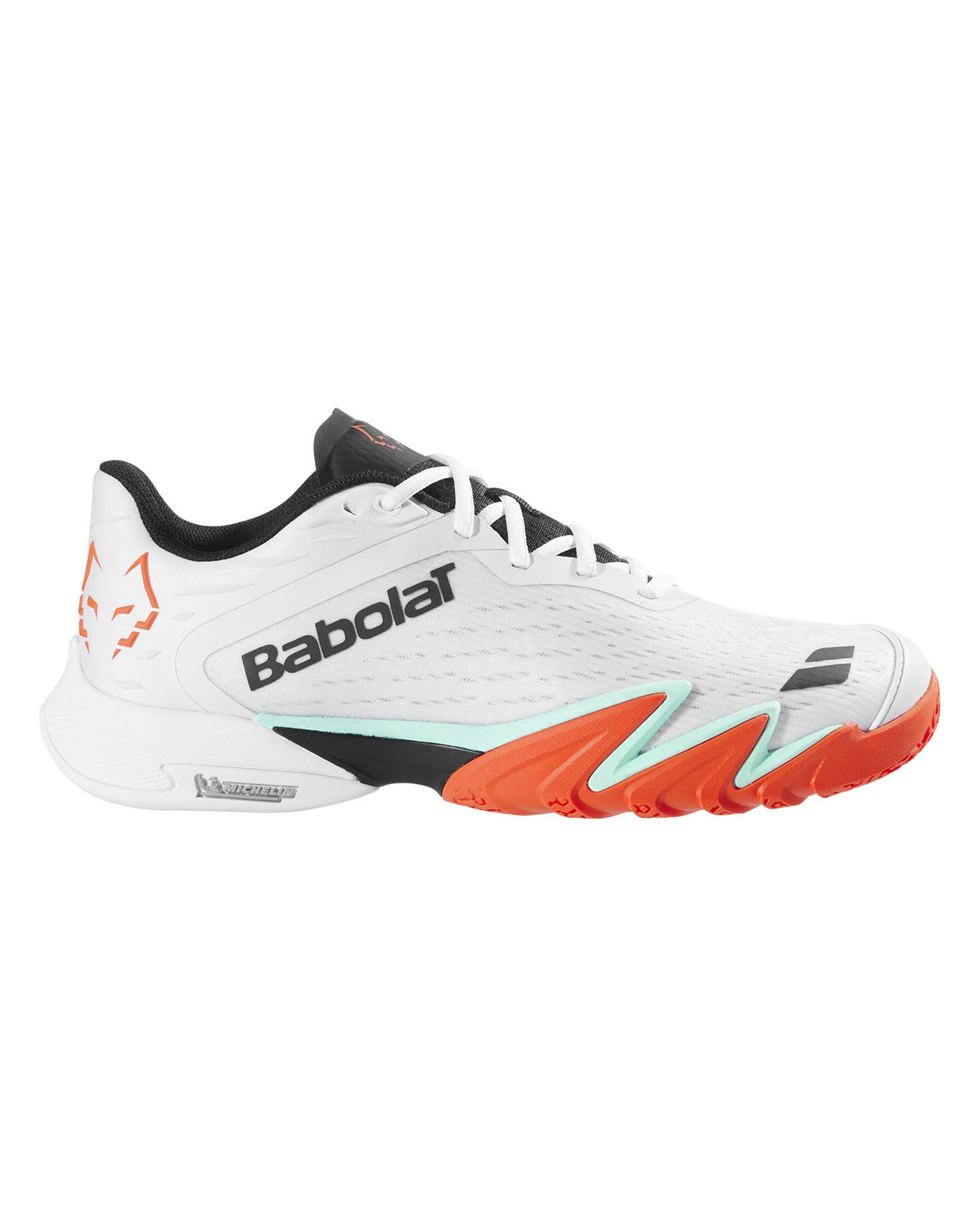Babolat Jet Premura 3 Lebron Padel Shoes - White/Orange