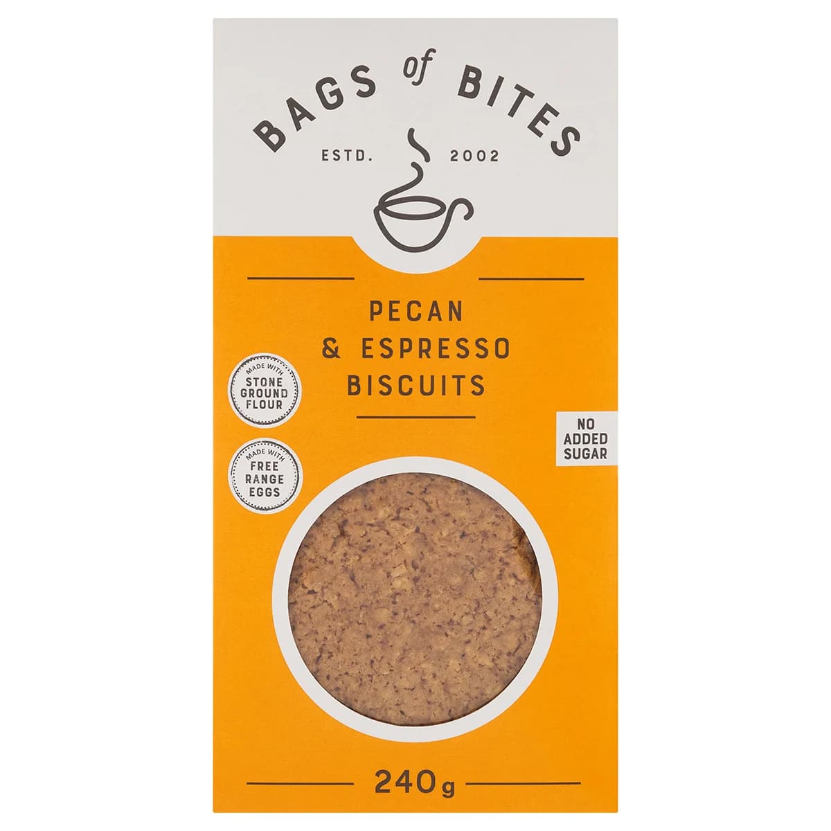 Pecan & Espresso Biscuits - No added Sugar