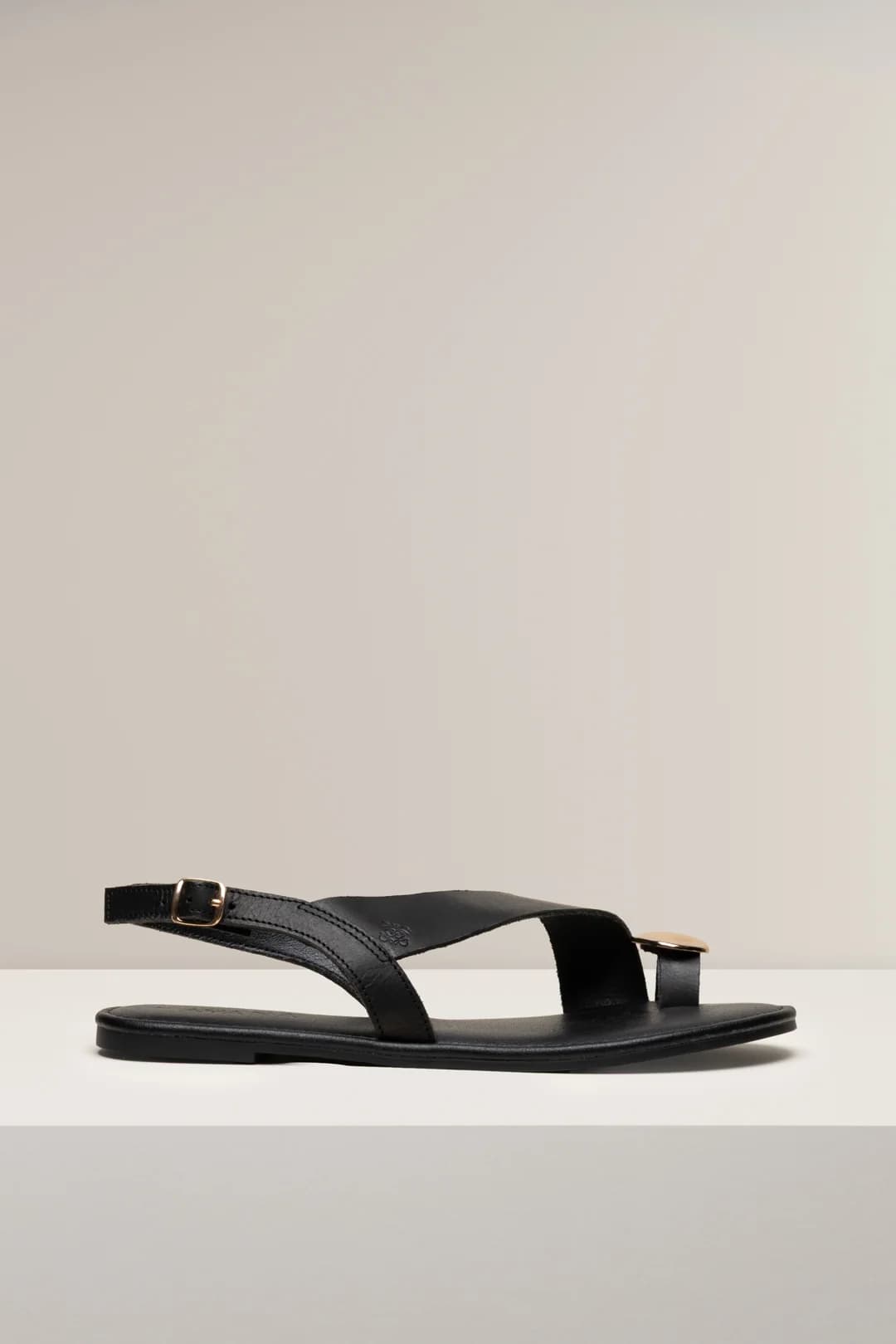 Lichume Leather Toe-Post Sandal