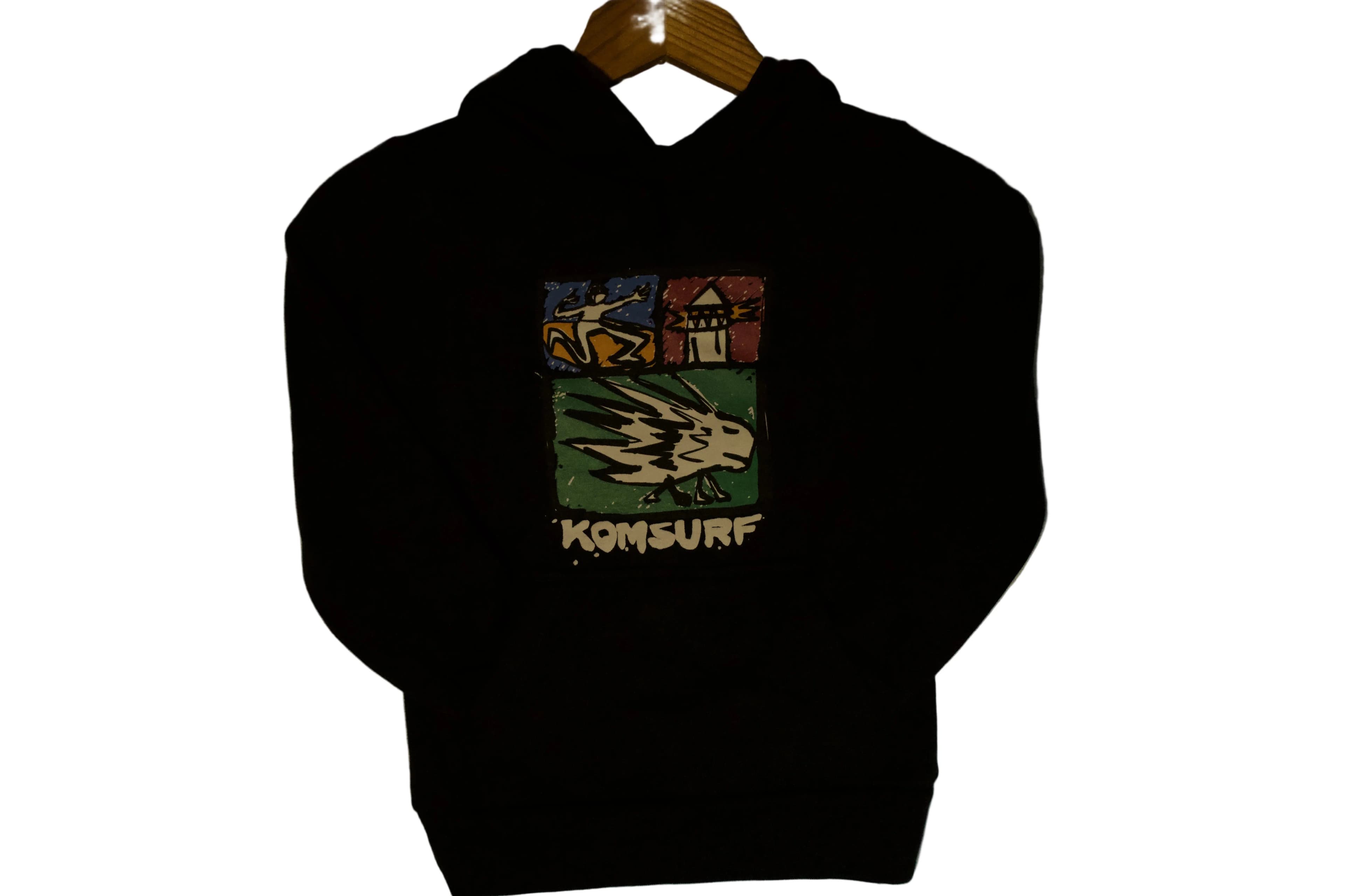 Komsurf Hoodie  Kid's Triple Threat Black