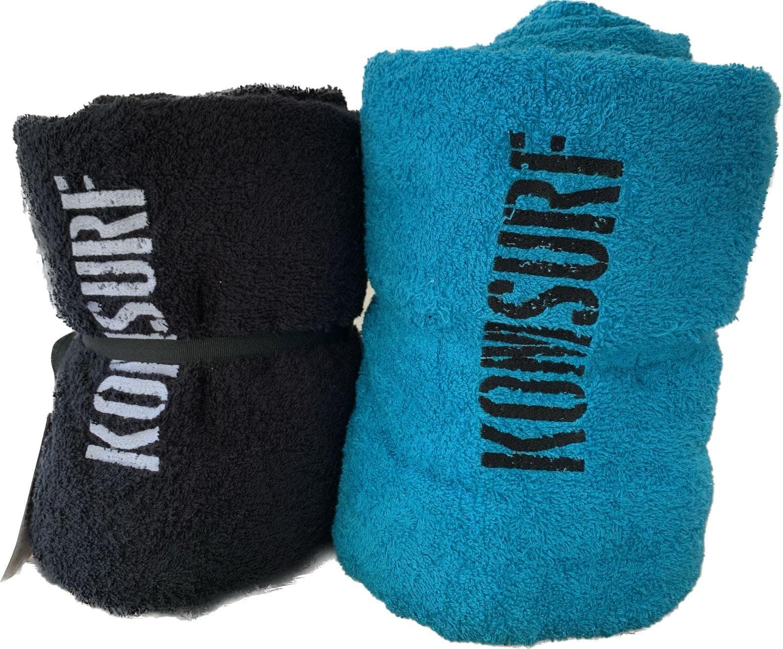 Komsurf Poncho 100% Cotton Towel Black