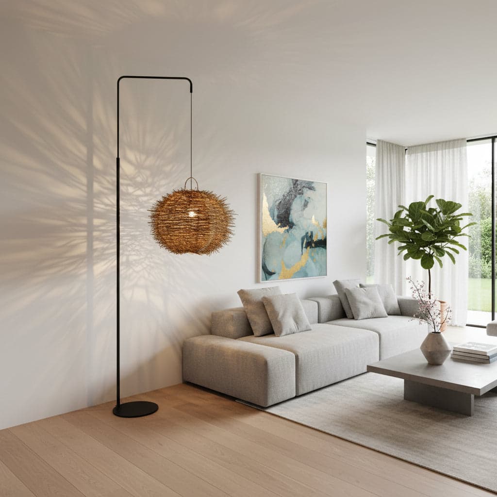 RATTAN LAMP