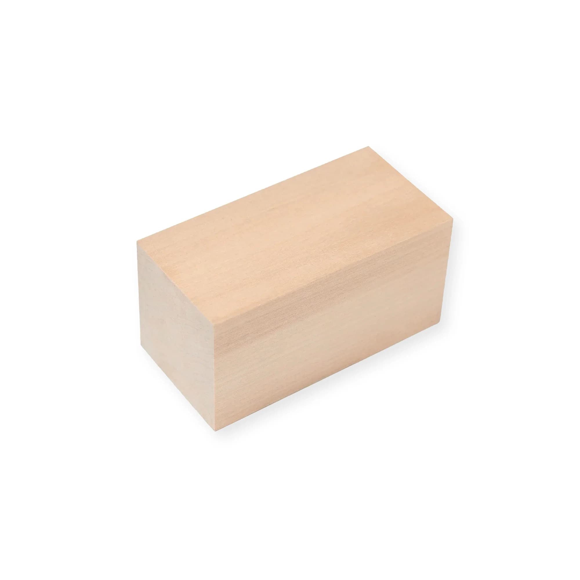 BeaverCraft Basswood DIY Carving Blank, 10 x 5cm