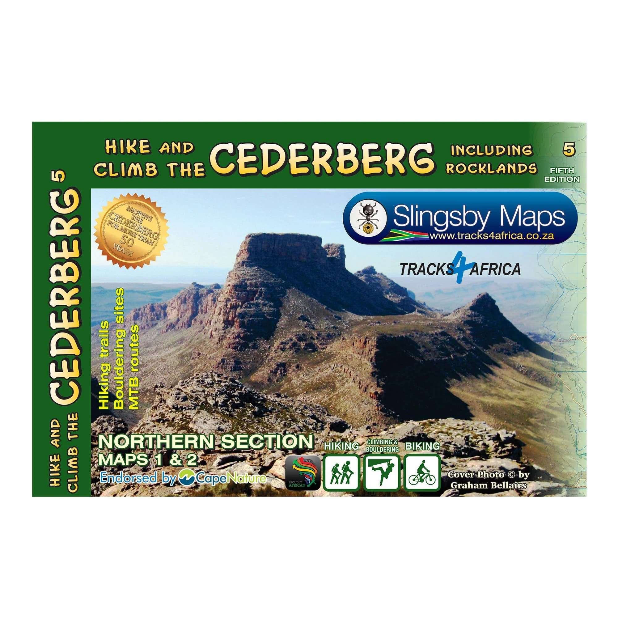 Slingsby Cederberg Hiking Map, Edition 5