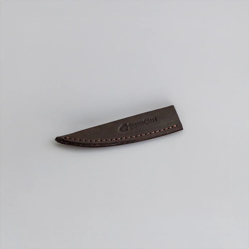 BeaverCraft Leather Sheath for Whittling Blade