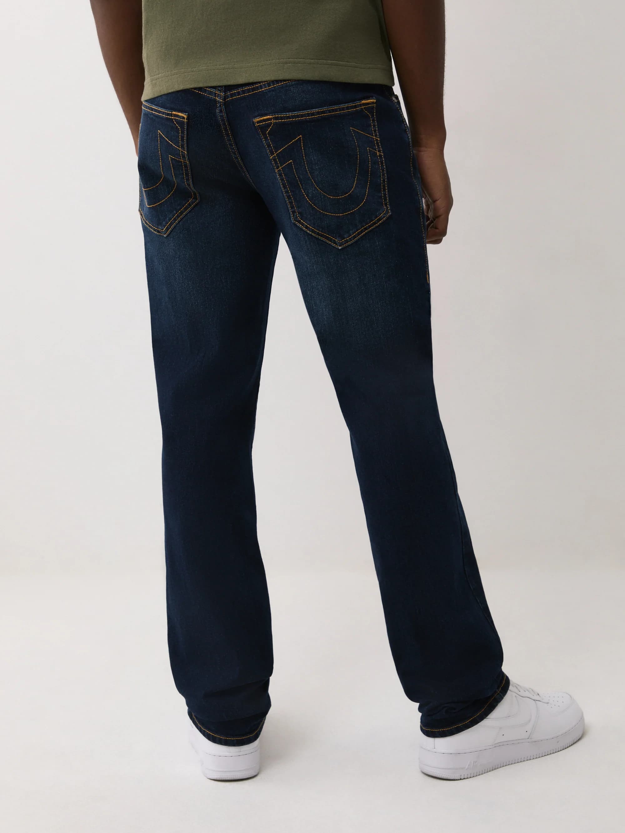 True Religion Ricky Sn Straight Dark Mahogany Wood Wash